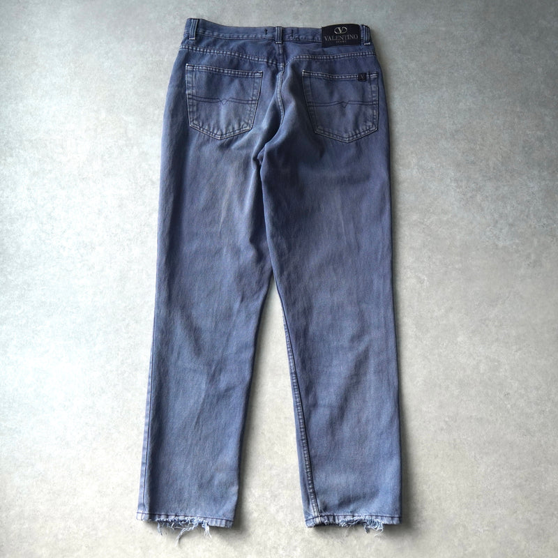 バレンティノ ストレート デニム ブルー
