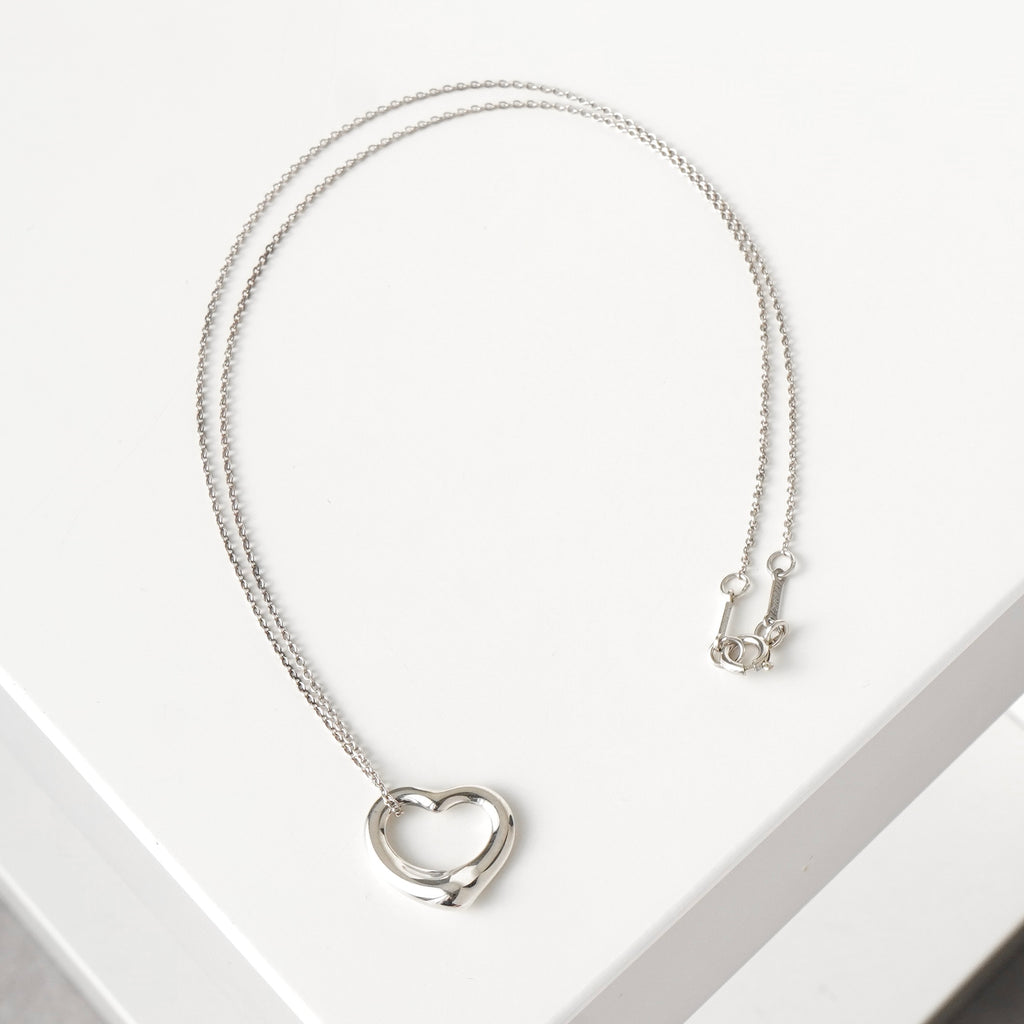 ティファニー オープンハート ネックレス シルバー925