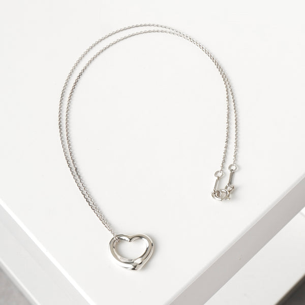 ティファニー オープンハート ネックレス シルバー925