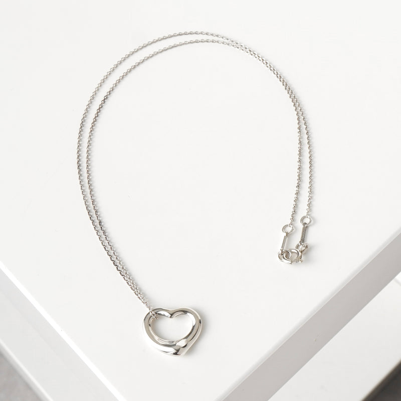 ティファニー オープンハート ネックレス シルバー925
