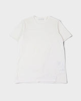 プラダ ロゴ刺繍 クルーネック 半袖Ｔシャツ ホワイト XS メンズ