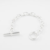 エルメス シェーヌダンクル シルバー925 ブレスレット MM 16コマ 新品仕上げ