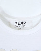 プレイ コム デ ギャルソン Tシャツ ホワイト XL メンズ レディース
