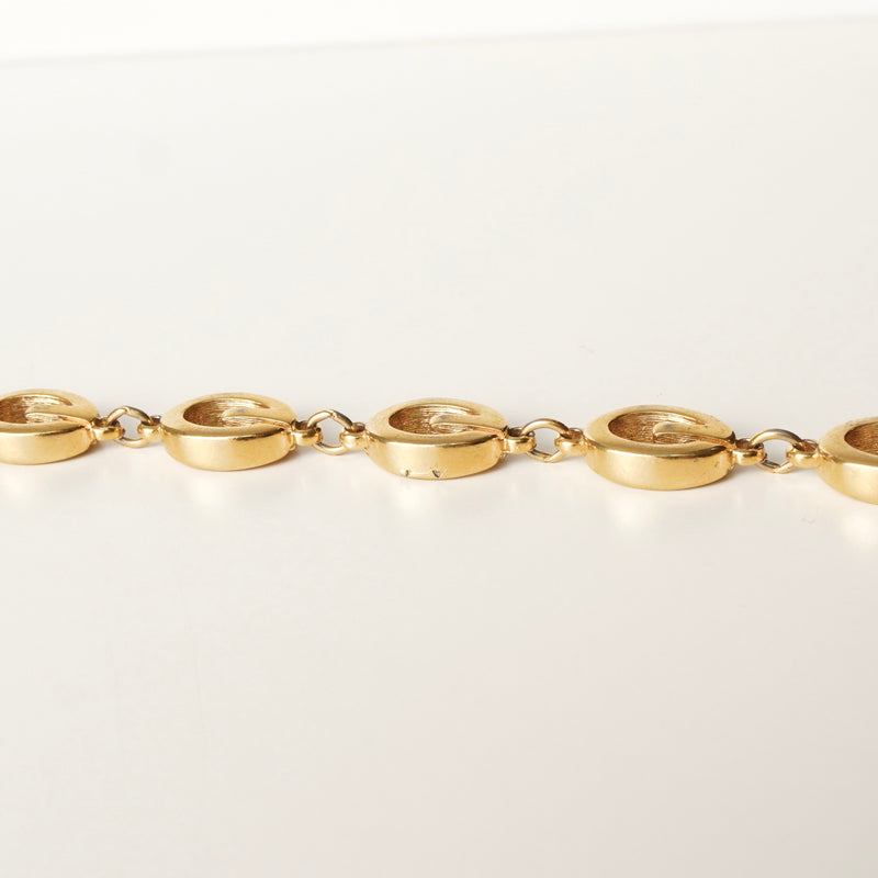 ジバンシィ ヴィンテージ Gロゴ ブレスレット GP ゴールド