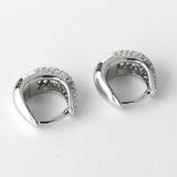トムウッド Ice Huggies Pave フープ ピアス シルバー 925 未使用品