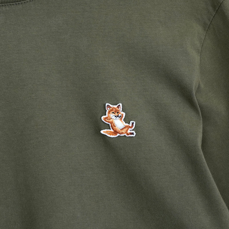 メゾン キツネ チラックスフォックス Tシャツ カーキ