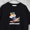 メゾン キツネ チラックスフォックス Tシャツ ブラック