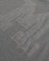 エムエムシックス メゾン マルジェラ イニシャルロゴパッチ 異素材切り替え Tシャツ グレージュ レディース