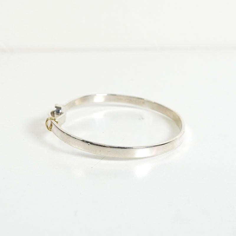 ティファニー フックアンドアイ バングル 925/750 新品磨き済