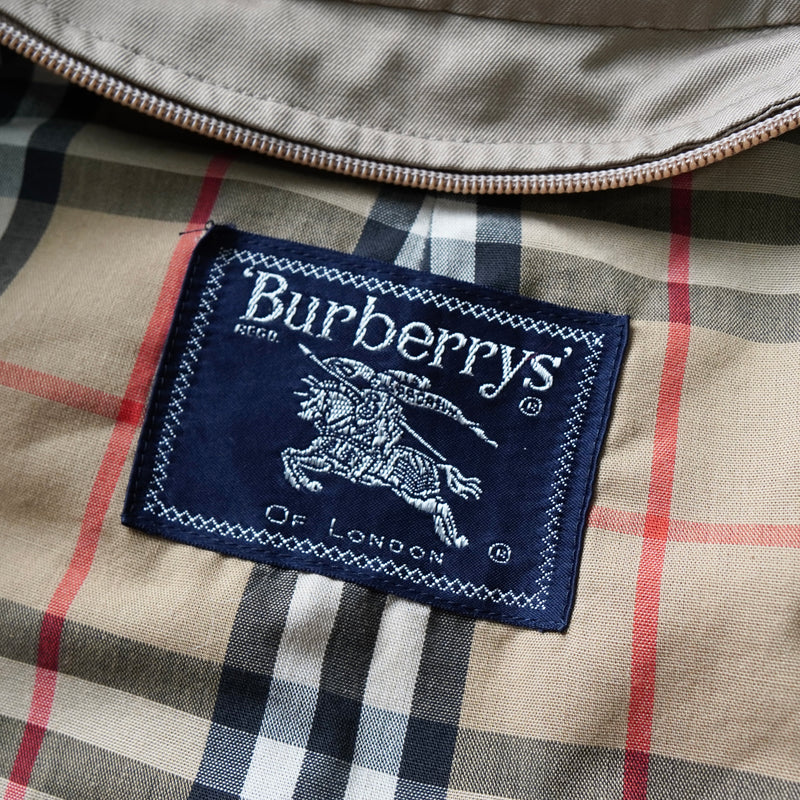 バーバリー ヴィンテージ ステンカラーコート ベージュ