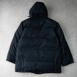 イヴサンローラン ヴィンテージ YSLロゴ ダウンジャケット ネイビー メンズ