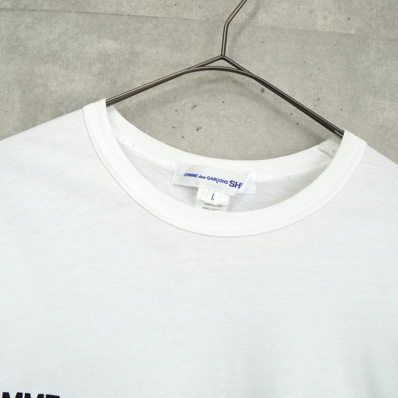 Comme des Garçons Shirt Logo T-Shirt White