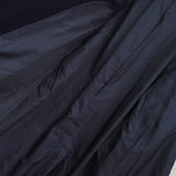 イヴ サンローラン ヴィンテージ ウールコート ステンカラーコート ネイビー