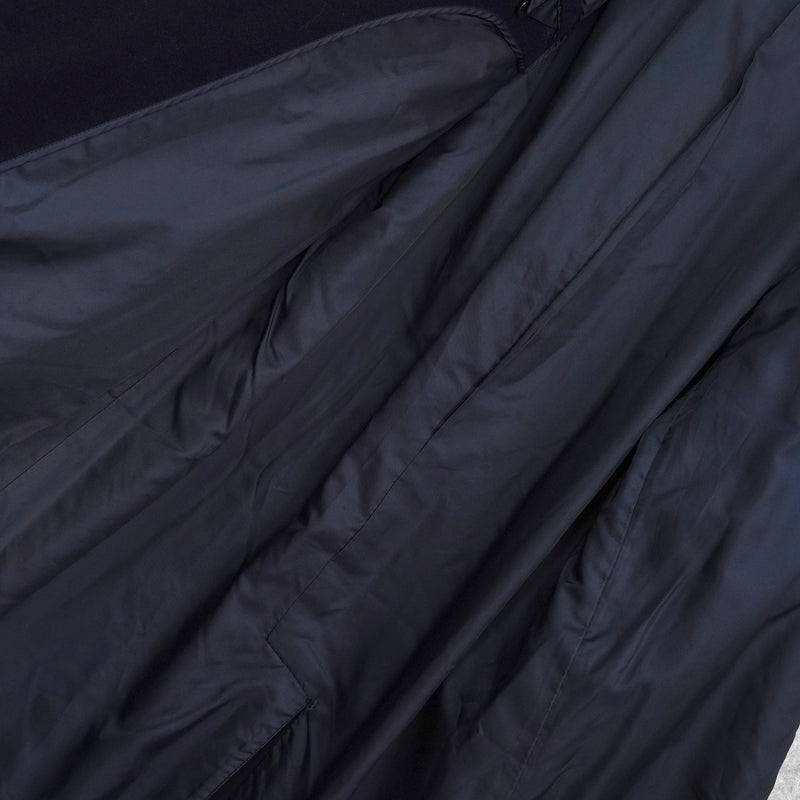 イヴ サンローラン ヴィンテージ ウールコート ステンカラーコート ネイビー