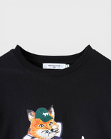 メゾン キツネ チラックスフォックス Tシャツ ブラック XS メンズ レディース
