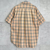 Burberry London Nova 米色格纹短袖衬衫