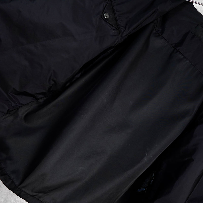 プラダ Re-Nylon トライアングルロゴ ナイロン シャツジャケット メンズ ブラック