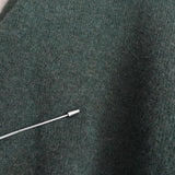 ポロ ラルフローレン スモールポニーロゴ ウール ニット グリーン