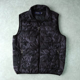 ポロ ラルフローレン カモ柄 ダウンベスト ブラック / グレー