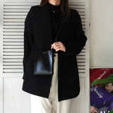 ジルサンダー タングル スモール レザー ショルダーバッグ ブラック