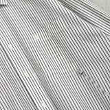 ジバンシィ ヴィンテージ 4Gロゴ 刺繍 ストライプ 長袖シャツ ホワイト - NEWSED