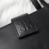 ジバンシィ 4Gロゴ レザー ハンドバッグ ブラック - NEWSED