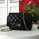 ジバンシィ 4Gロゴ キルティング レザー チェーン ショルダーバッグ ブラック - NEWSED