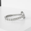 Gucci Diamantissima 4 件套钻石腕表，141.5 毫米不锈钢，带石英水晶表盘，含包装盒，已更换电池