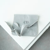 クリスチャン ディオール Diorロゴ オーバル ラインストーン ネックレス GPゴールド