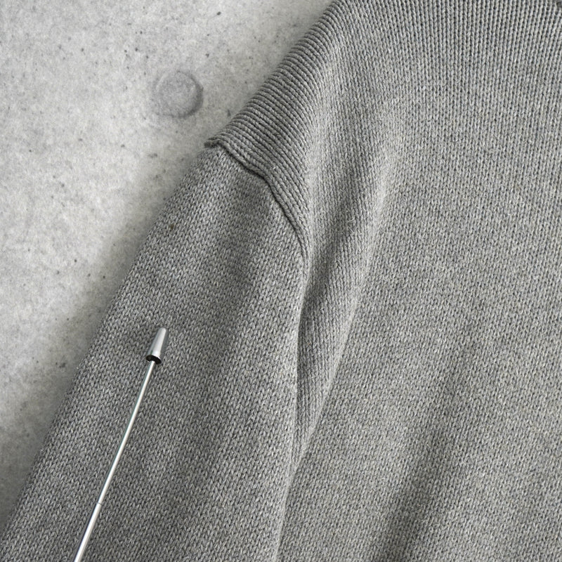 ポロ ラルフローレン ポニーロゴ ドライバーズニット グレー