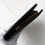 シャネル 5番台 ココマーク キャビアスキン 二つ折り財布 長財布 ブラック - NEWSED