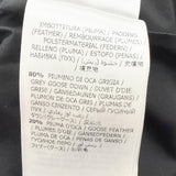 サルヴァトーレフェラガモ ガンチーニ金具 フーデッド ダウンジャケット グレー系 50 メンズ - NEWSED
