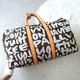 ルイヴィトン モノグラム グラフィティ キーポル50 ボストンバッグ ブラウン - NEWSED