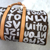 ルイヴィトン モノグラム グラフィティ キーポル50 ボストンバッグ ブラウン - NEWSED