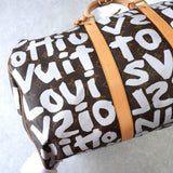 ルイヴィトン モノグラム グラフィティ キーポル50 ボストンバッグ ブラウン - NEWSED