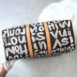 ルイヴィトン モノグラム グラフィティ キーポル50 ボストンバッグ ブラウン - NEWSED