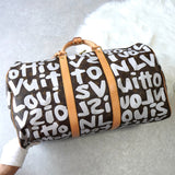 ルイヴィトン モノグラム グラフィティ キーポル50 ボストンバッグ ブラウン - NEWSED