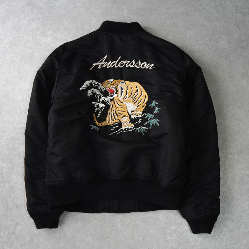 Schott × ANDERSSON BELL ショット × アンダースンベル 中綿 スカジャン MA-1 ボンバージャケット ブラック