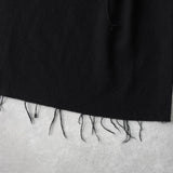 トリコ コムデギャルソン 2003年製 薔薇 装飾 カットオフ ウール ベスト レディース ブラック