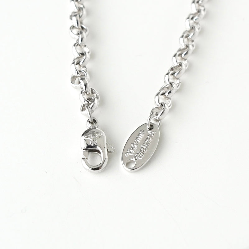 ヴィヴィアン ウエストウッド ラージ オーブ シルバー ネックレス