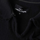 トリコ コムデギャルソン 2003年製 薔薇 装飾 カットオフ ウール ベスト レディース ブラック