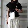 Jil Sander Tangle 白色小号皮革单肩包