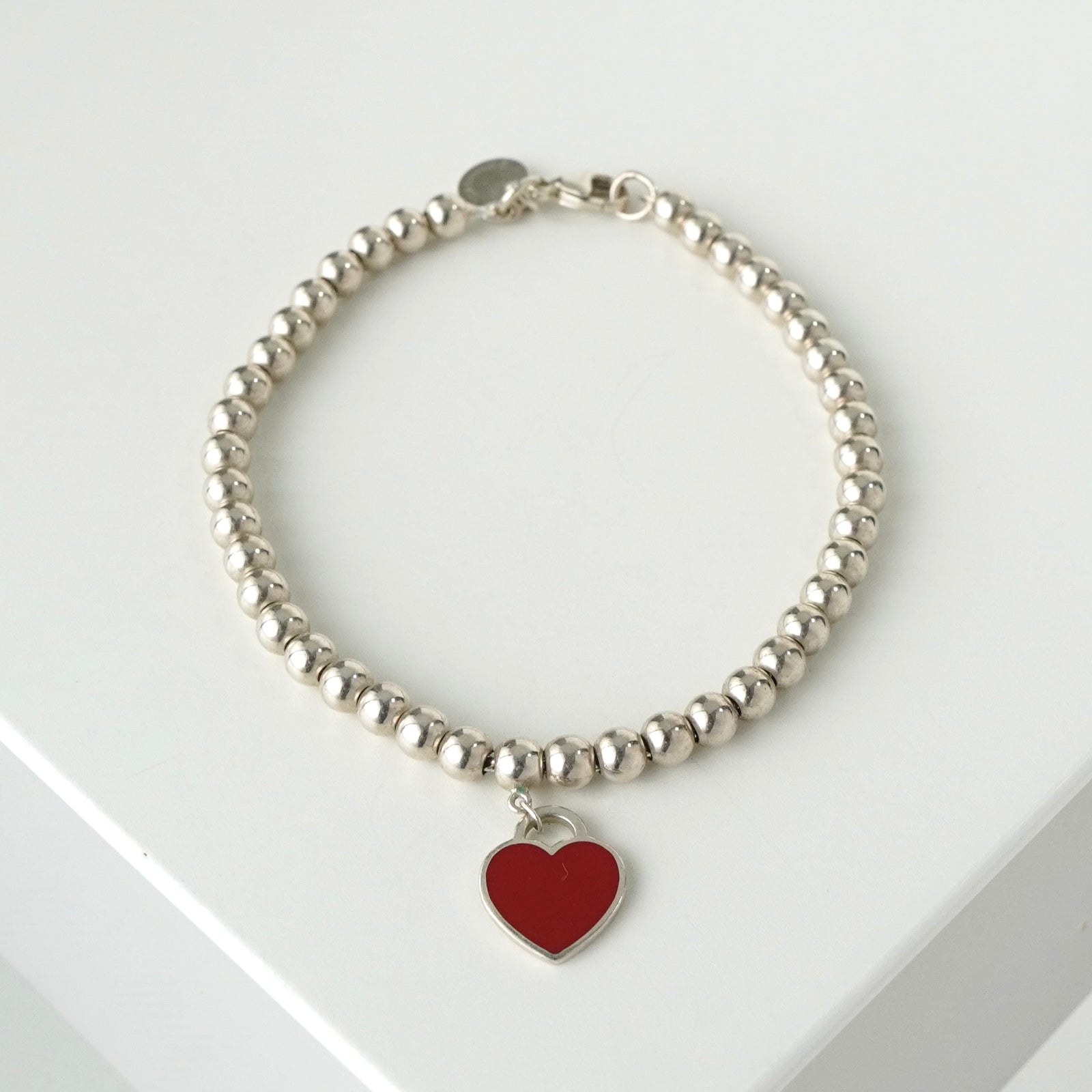 【美品】ティファニー リターントゥ ハートタグ チェーン ブレスレット 925 TIFFANY&Co. ティファニー リターントゥティファニー ハートタグ