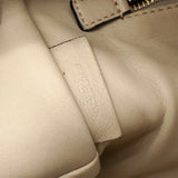 ロエベ アマソナ28 レザー バイカラー ハンドバッグ ベージュ / ブラウン