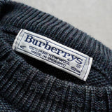 バーバリー ヴィンテージ ホースロゴ ニット グリーン系