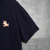 メゾン キツネ チラックスフォックス Tシャツ ネイビー