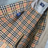 バーバリー ヴィンテージ ステンカラーコート ベージュ