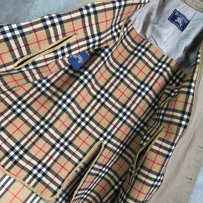 バーバリー ヴィンテージ ステンカラーコート ベージュ