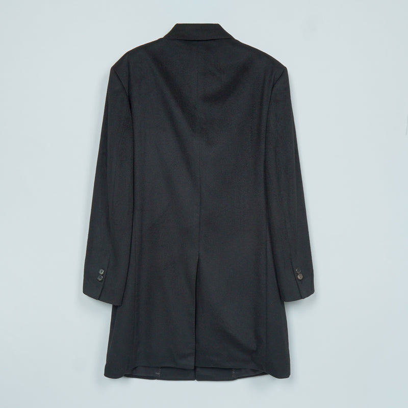 ジバンシィ カシミヤ混紡 チェスターコート ウールコート ブラック