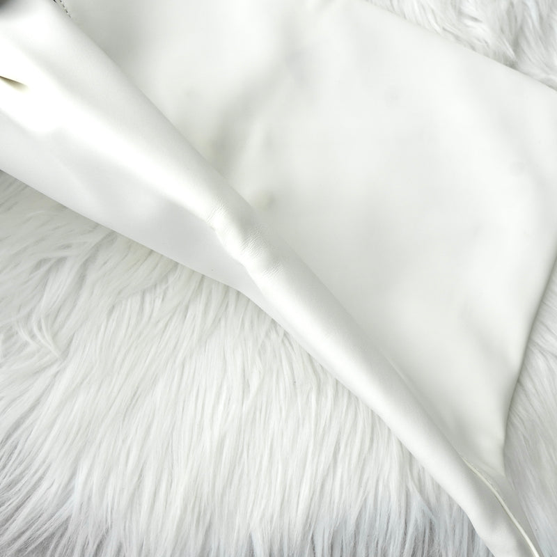 エムエムシックス メゾン マルジェラ ジャパニーズバッグ ミニ レザー ハンドバッグ ホワイト